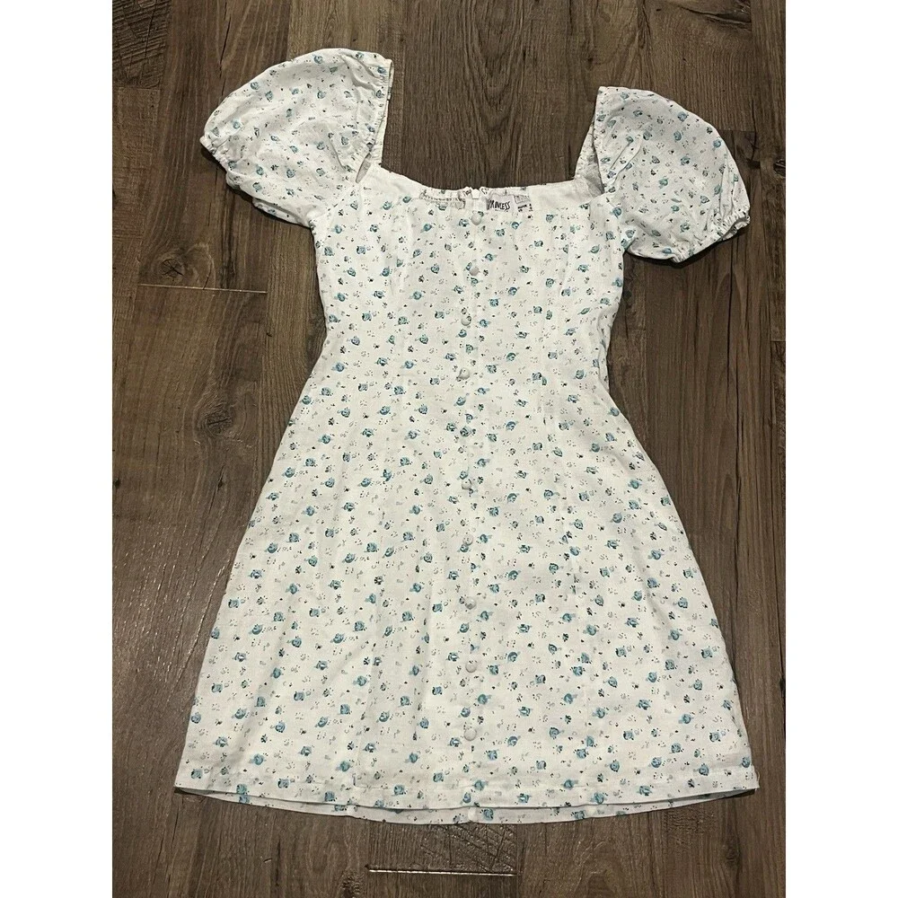 Princess Polly Raine Mini Dress Size 0 Floral Print - Picture 2 of 7